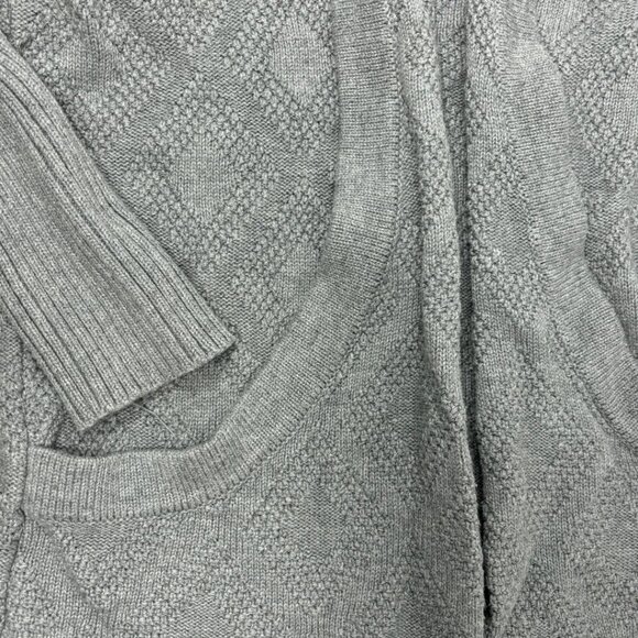 Market & Spruce Gray Knit Cardigan with pockets - Picture 4 of 10